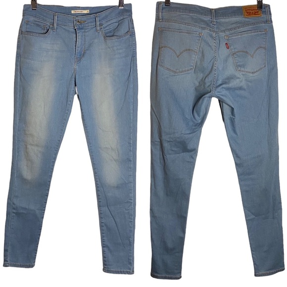 Levi's Vintage 710 Super Skinny Stretch Jeans Light Blue 31 - Picture 1 of 16